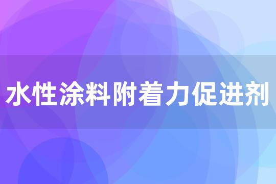 水性涂料附着力促进剂